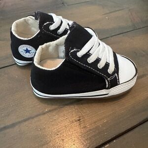 Converse Kids Black and White Sneakers Brand New